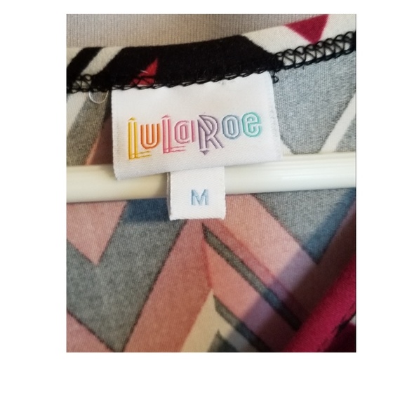 Lularoe Chevron Print Carly Dress - Picture 4 of 5